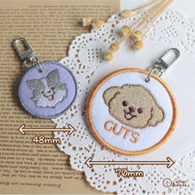 Load image into Gallery viewer, [Dog-貴婦 Poodle] 客製化電繡寵物名牌 Customized Pet&#39;s Badge