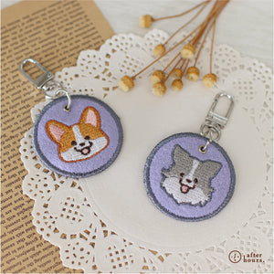 [Dog-臘腸犬 Dachshund] 客製化電繡寵物名牌 Customized Pet's Badge